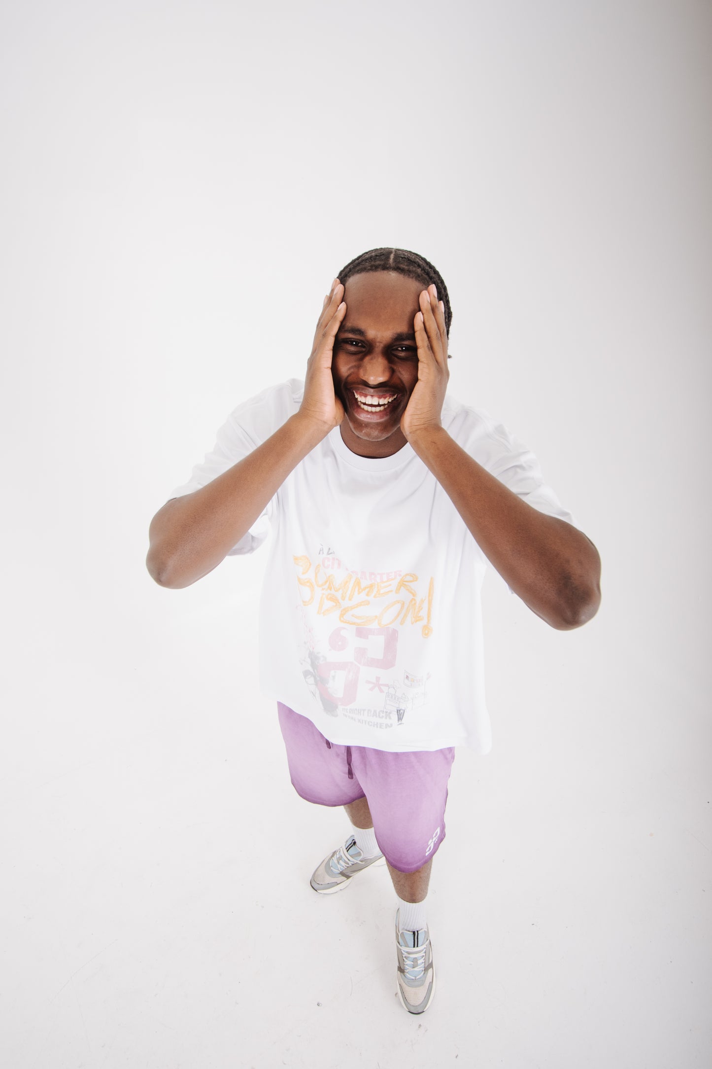 GONE FOR THE SUMMER WHITE TEE - CITY CARTER