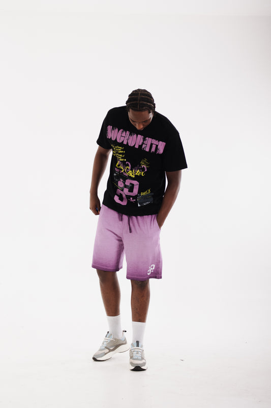 SOCIOPATH BLACK TEE - CITY CARTER